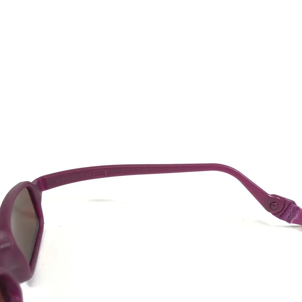 Miraflex Sunglasses NEW BABY 2 Purple Rectangular Frames with Red Lenses